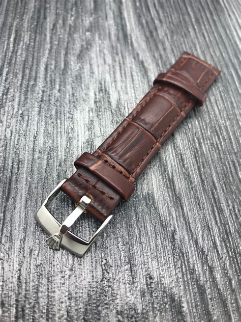 rolex 18mm leather strap|Rolex original leather strap.